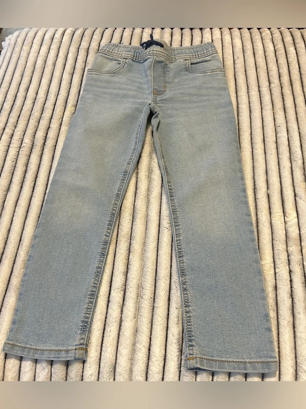 OshKosh B'gosh Kids Pull-On Jeans in Light Blue & Dark Blue